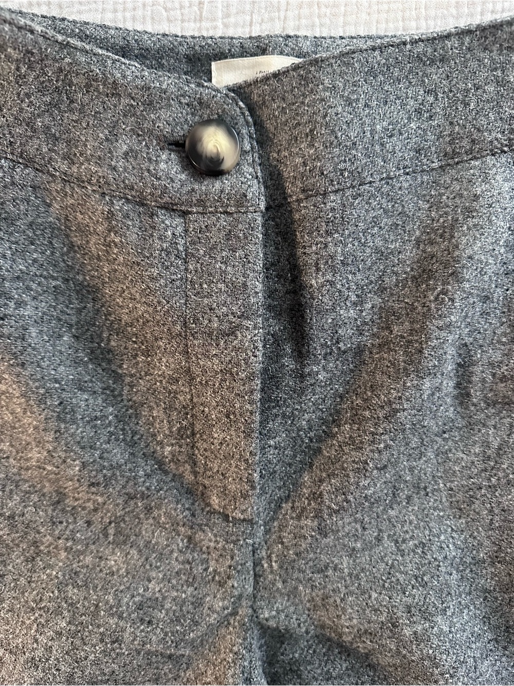 Sezane Damon Trousers Mottled Grey - Size 2 34 - Picture 6 of 9